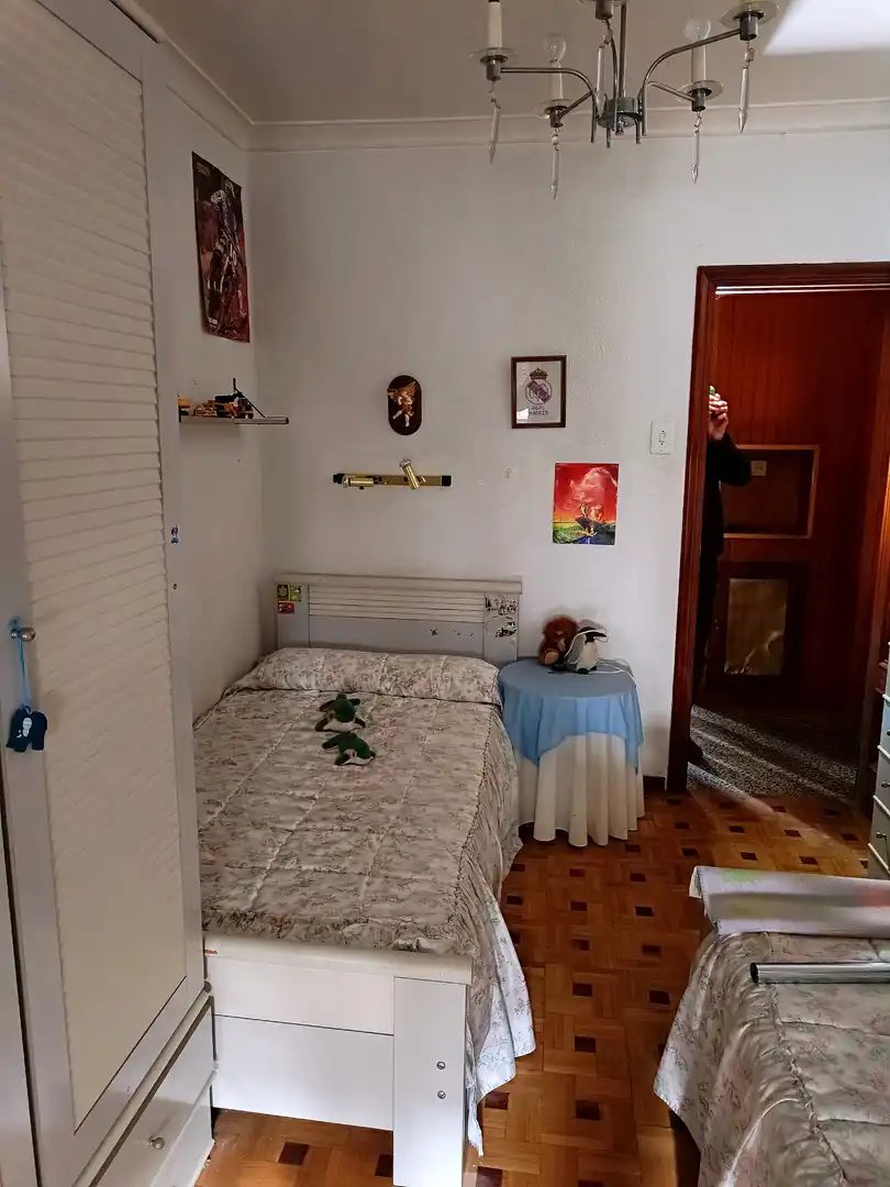 Bedroom of Flat for sale in Barruelo de Santullán  with Parquet flooring, Terrace and Furnished