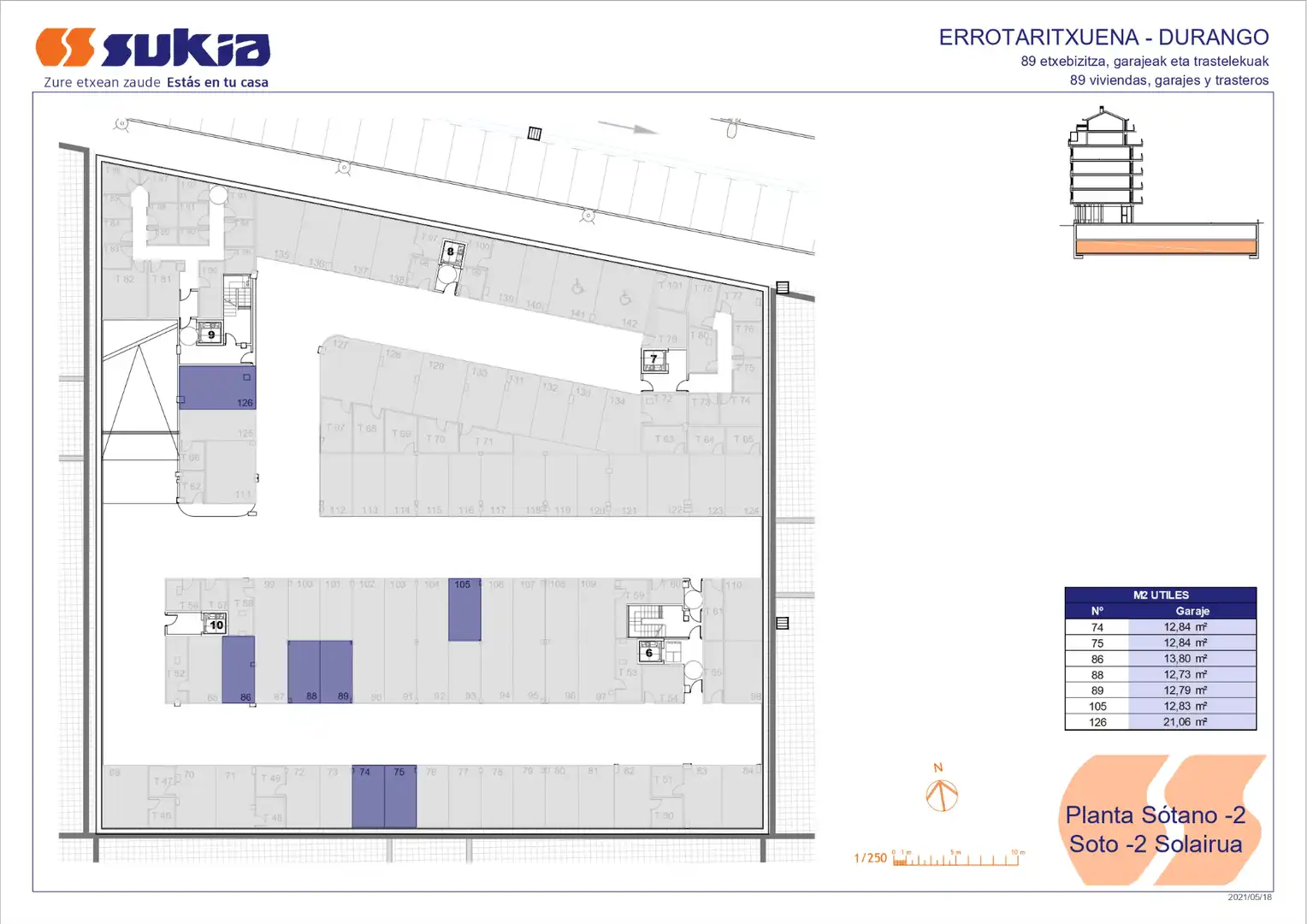 Individual con ascensor en venta en Grupo Errotaritxuena Auzunea
