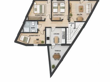 Casa pareada en venta en Calle VELETA