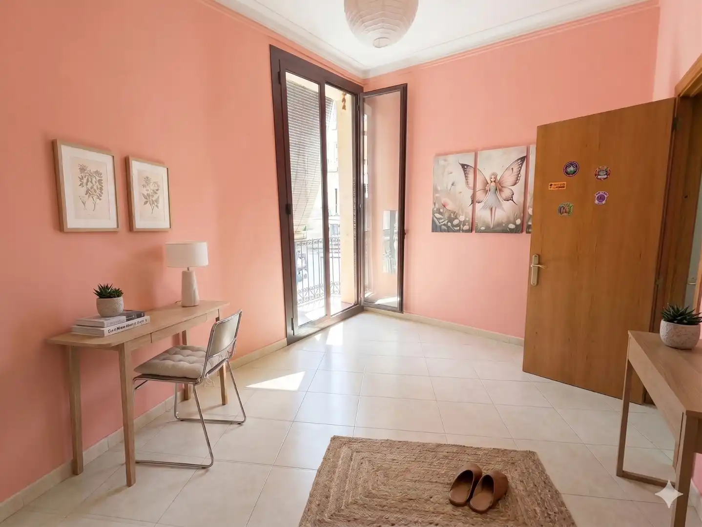 Bedroom of Flat for sale in Barcelona  with Parquet flooring, Terrace and Balcony