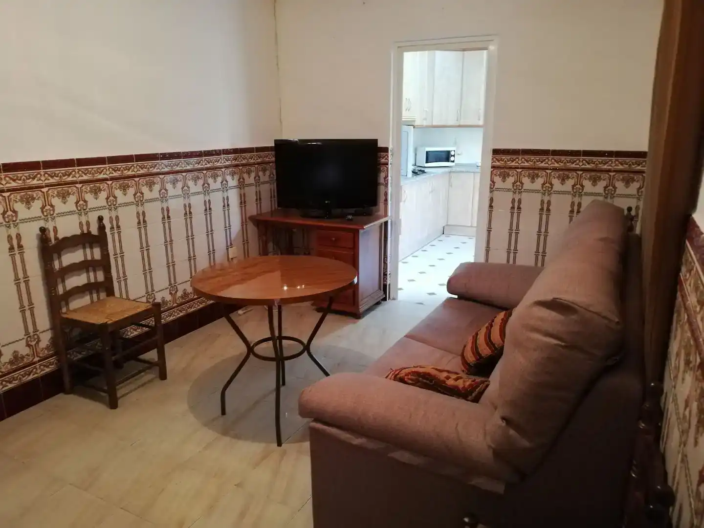 Sala de estar de Casa adosada en venta en Villanueva del Fresno, Badajoz