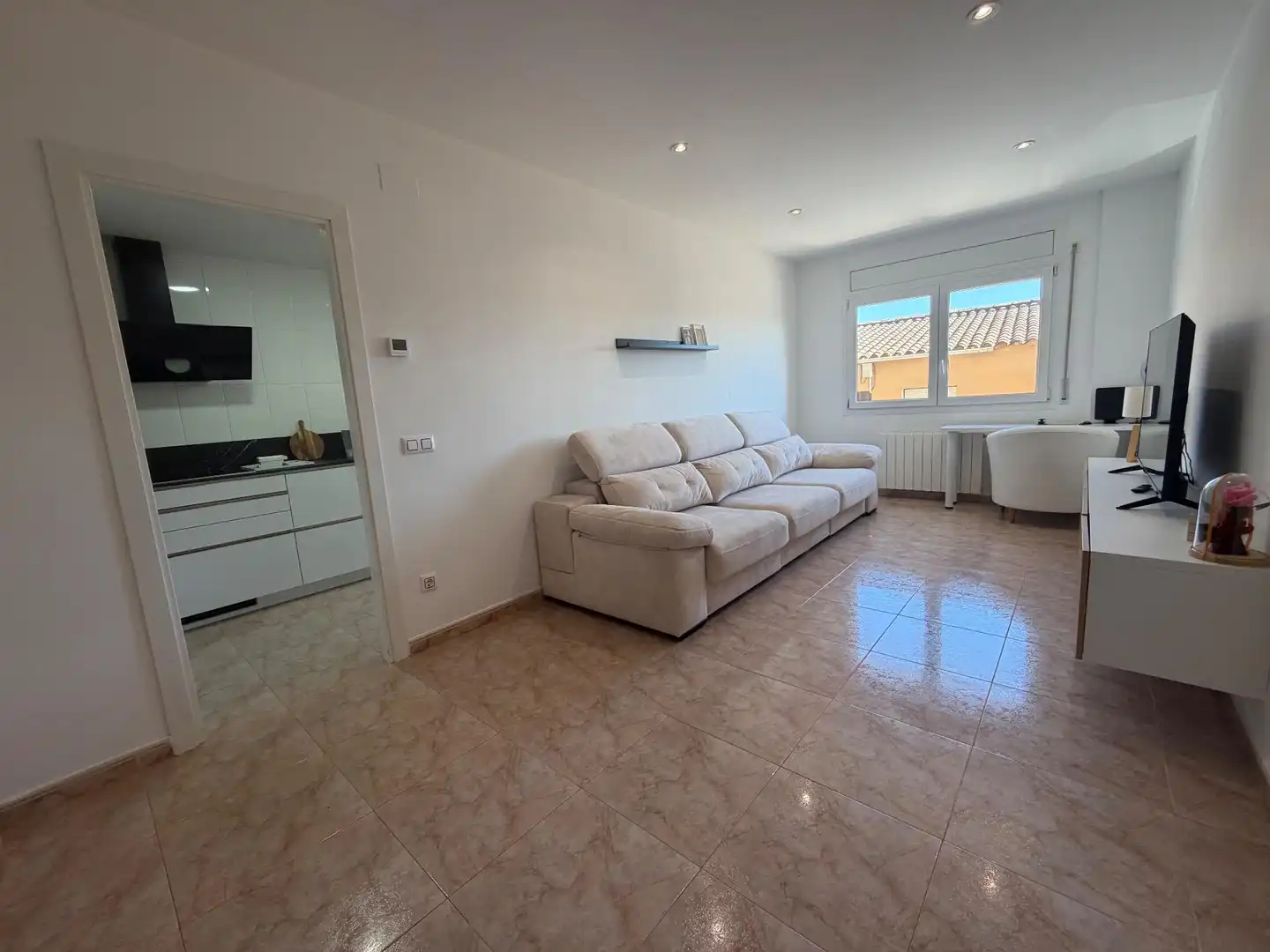 Sala de estar de Planta baja en venta en Llagostera con Calefacción, Terraza y Trastero