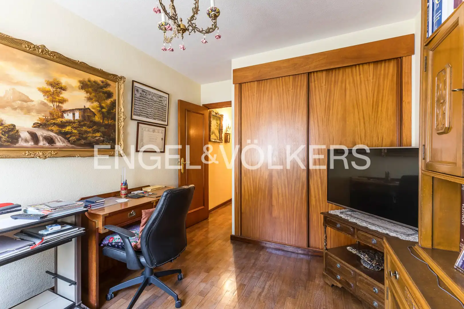 Schlafzimmer von Wohnung zum Verkauf in Madrid mit Heizung, Parkett und Abstellraum