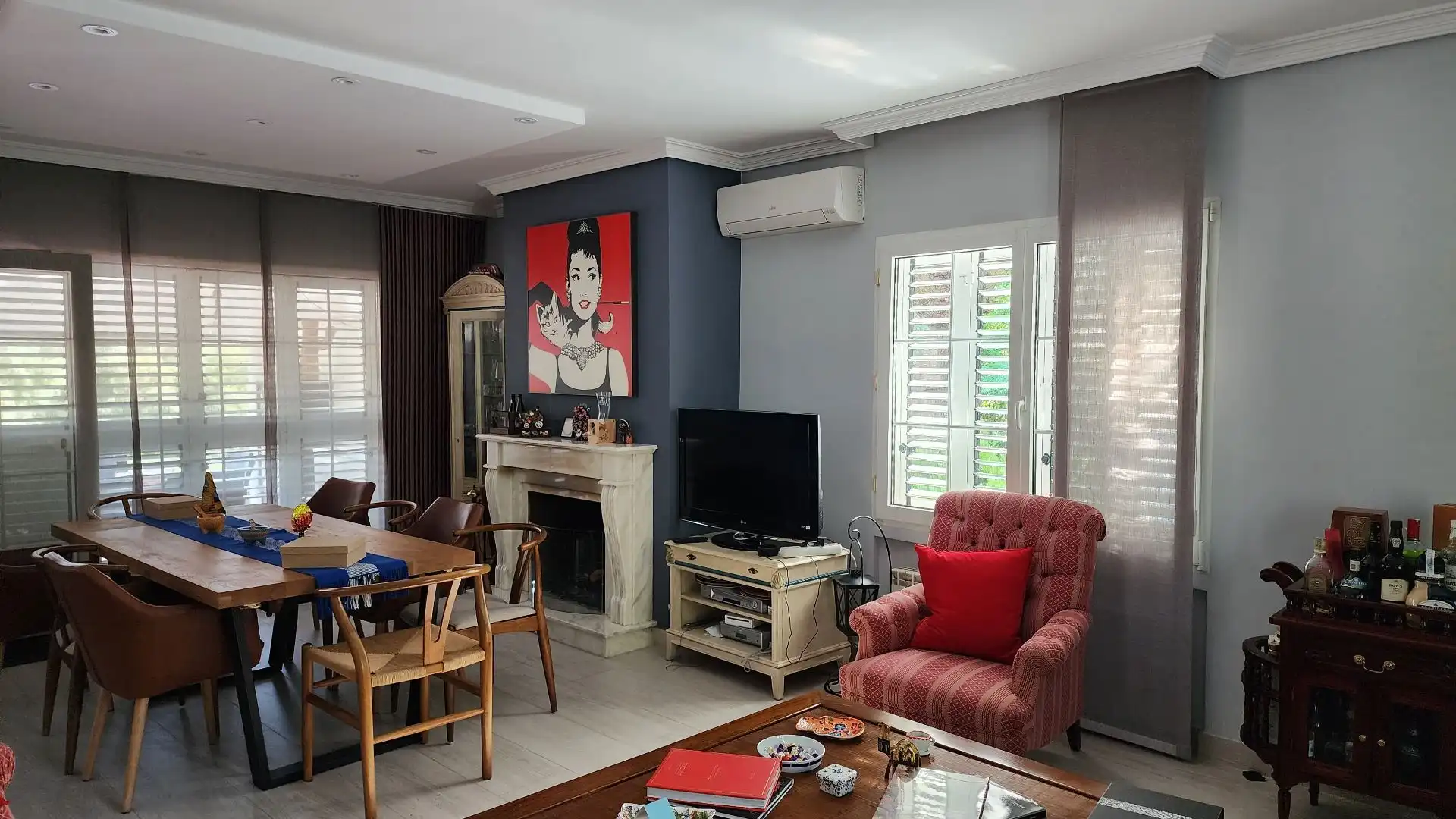 Sala de estar de Casa o chalet en venta en Villaviciosa de Odón con Aire acondicionado, Calefacción y Terraza