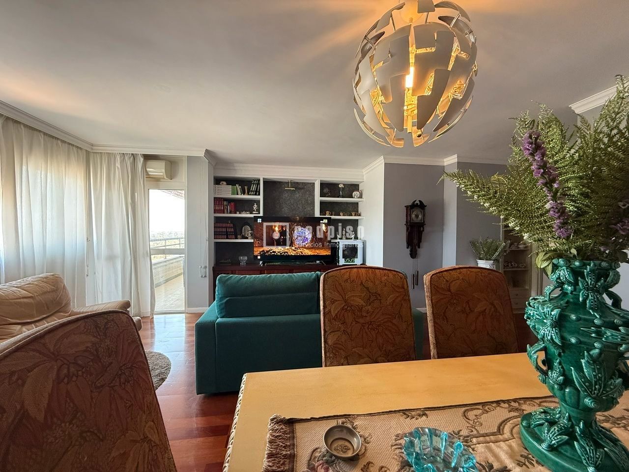 Living room of Flat for sale in Málaga Capital  with Terrace and Swimming Pool