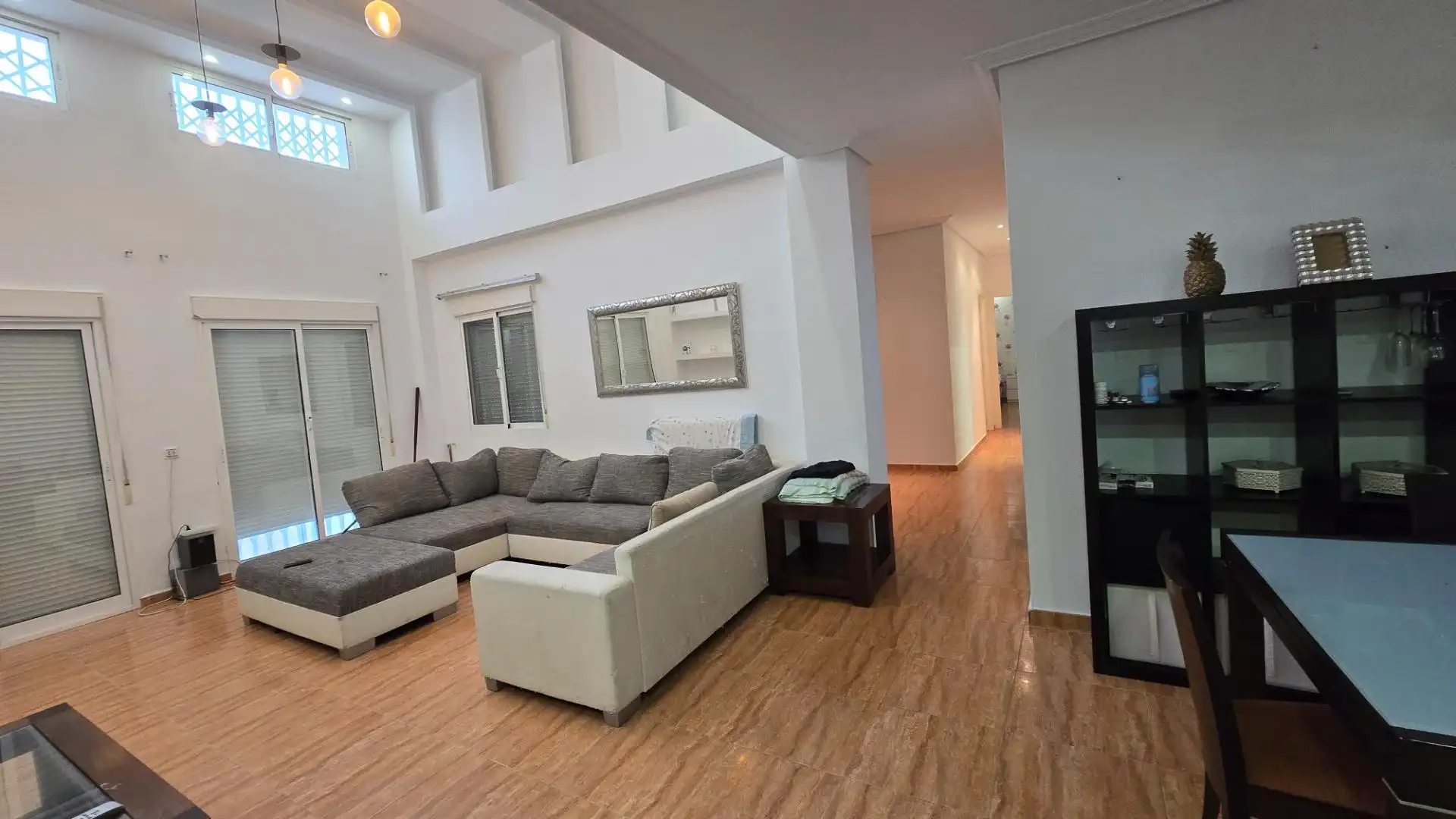 Sala d'estar de Casa o xalet en venda en Elche / Elx amb Aire condicionat, Terrassa i Traster