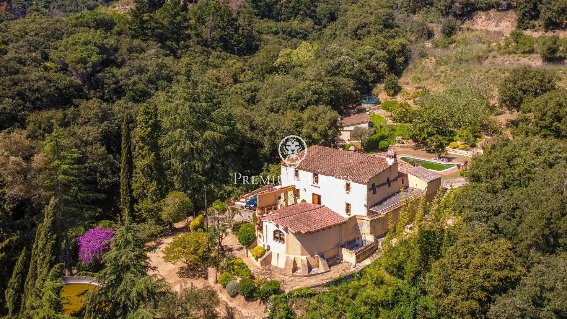 Vista exterior de Finca rústica en venta en Arenys de Munt con Aire acondicionado, Calefacción y Jardín privado