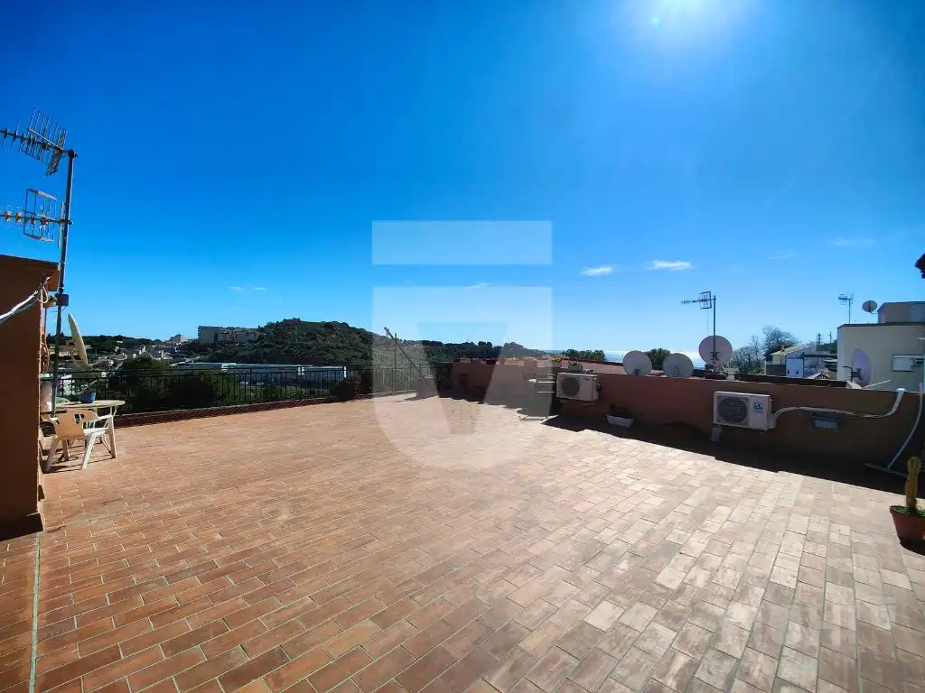 Terrace of Attic for sale in Montgat  with Air Conditioner, Heating and Parquet flooring