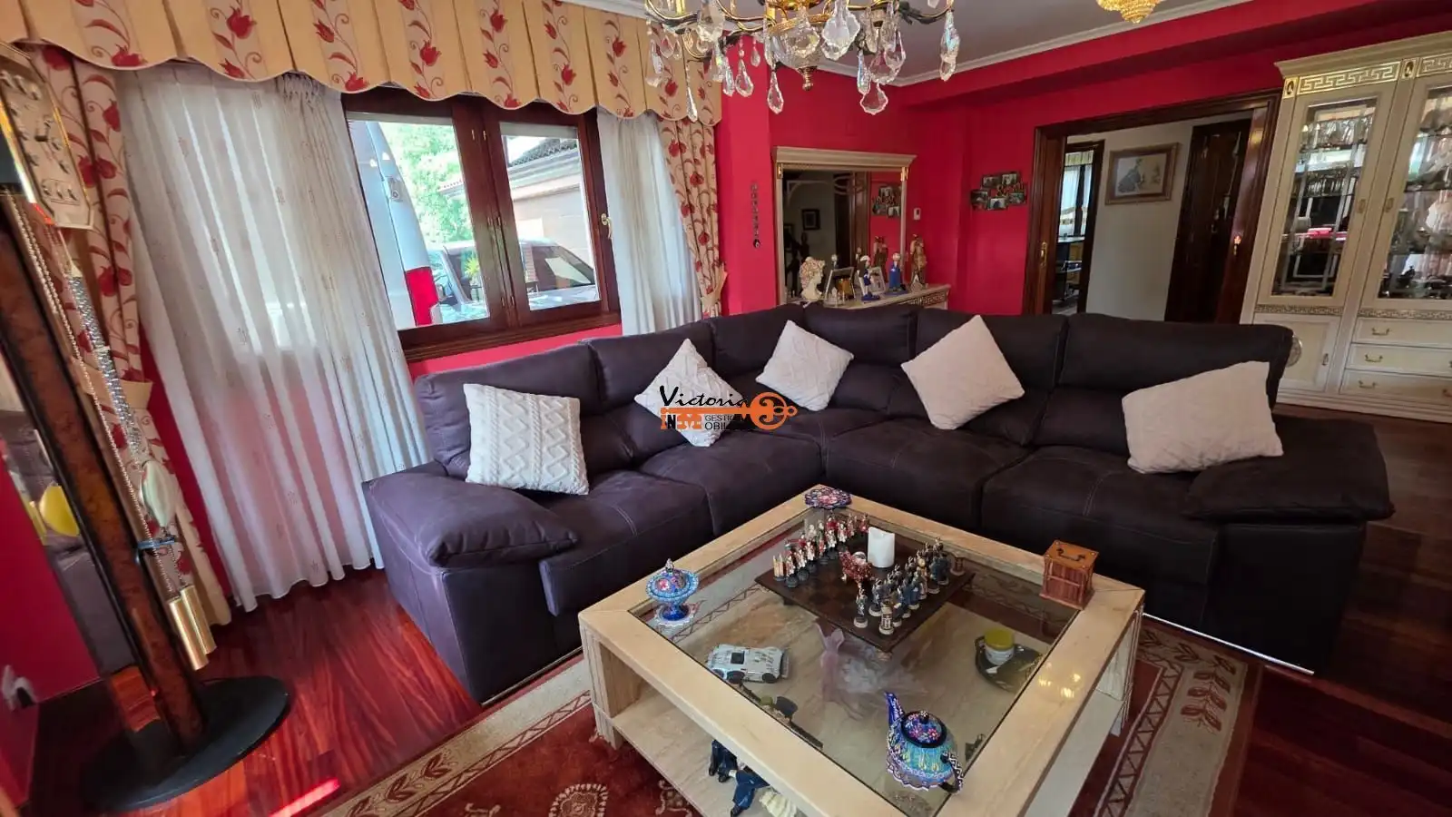 Sala de estar de Casa o chalet en venta en Guriezo con Calefacción, Jardín privado y Piscina