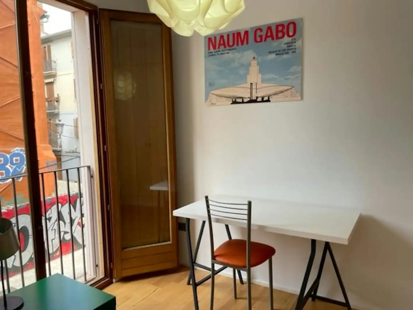 Balcony of Flat for rent in Valencia  with Air Conditioner, Furnished and Washing machine