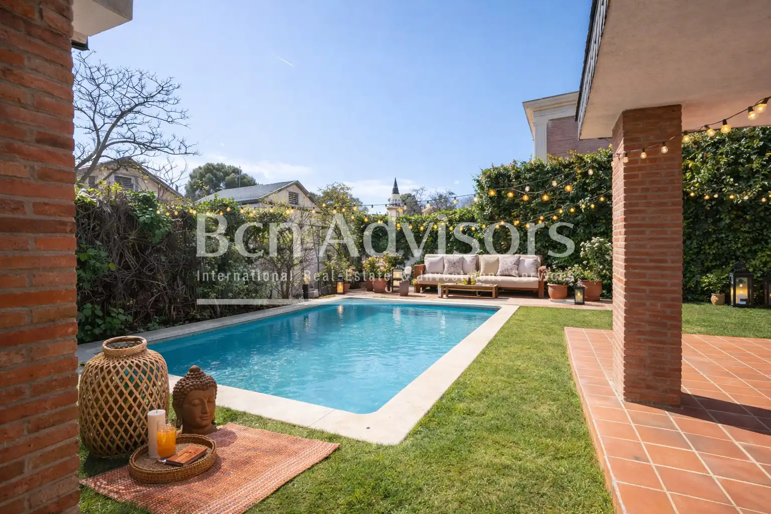 Jardín de Casa o chalet de alquiler en Barcelona con Aire acondicionado, Calefacción y Jardín privado