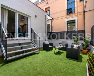 Terrace of Apartment to rent in  Barcelona Capital  with Air Conditioner, Heating and Parquet flooring