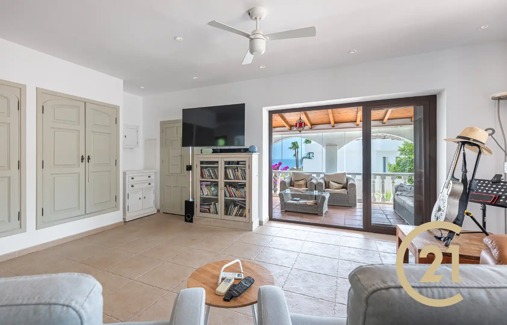 Sala de estar de Casa o chalet en venta en Sotogrande con Aire acondicionado, Jardín privado y Terraza