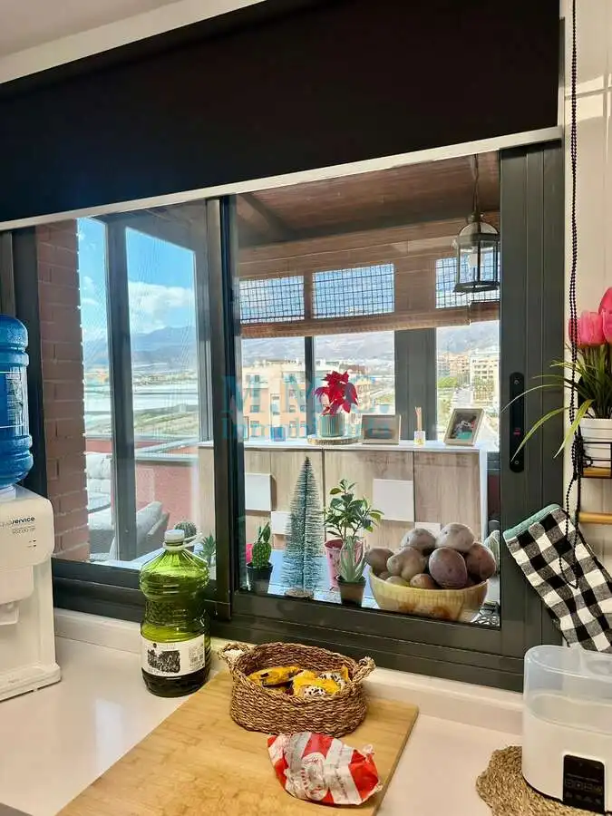 Balcony of Attic for sale in Roquetas de Mar  with Air Conditioner, Terrace and Furnished