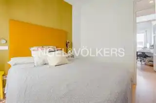Bedroom of Flat for rent in Madrid  with Air Conditioner, Heating and Furnished