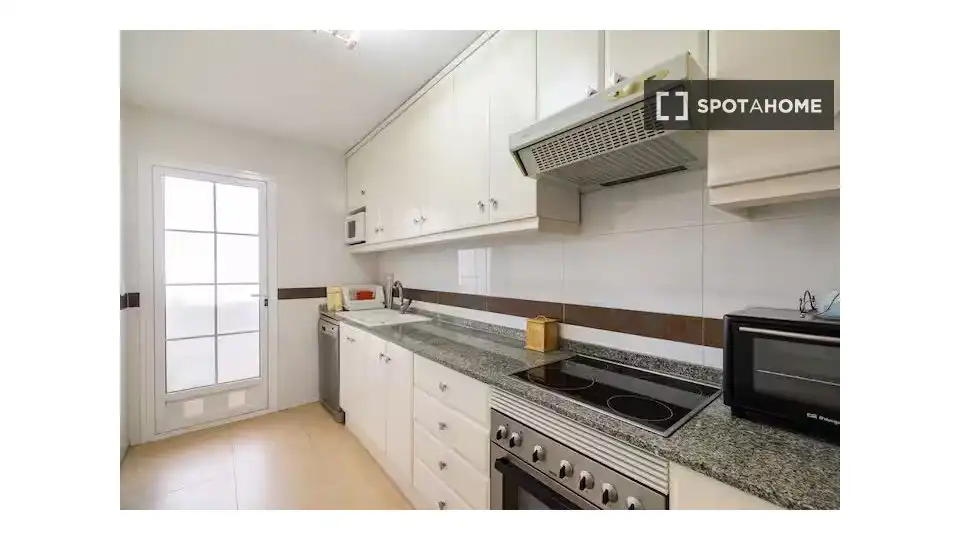 Kitchen of Apartments for share in Pilar de la Horadada  with Air Conditioner, Terrace and Furnished