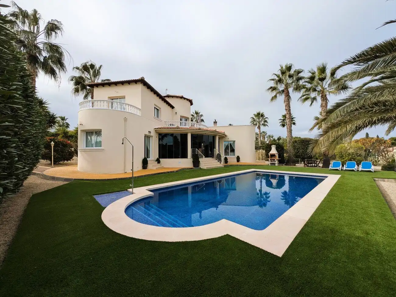 Swimming pool of Houses for sale in Campos del Río  with Heating, Private garden and Swimming Pool