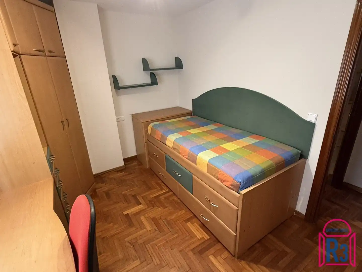 Schlafzimmer von Wohnung zur Miete in León Capital  mit Heizung, Terrasse und Möbliert