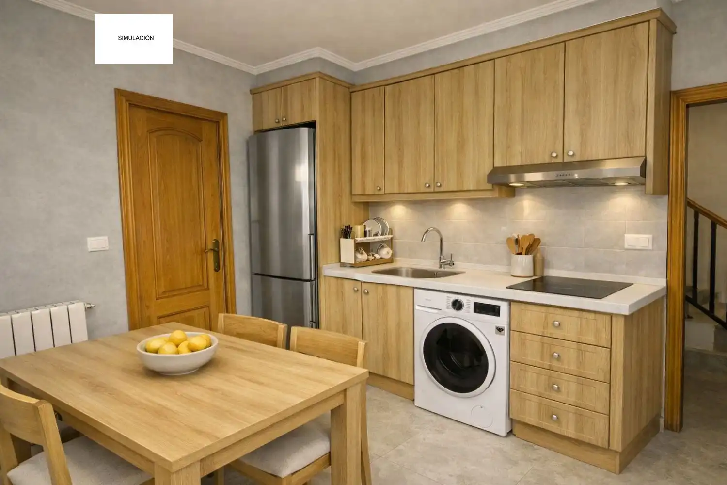 Kitchen of Houses for sale in Miraflores de la Sierra  with Heating, Private garden and Terrace