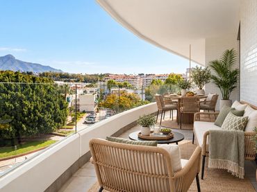 Apartamento con piscina en alquiler en Marbella Centro