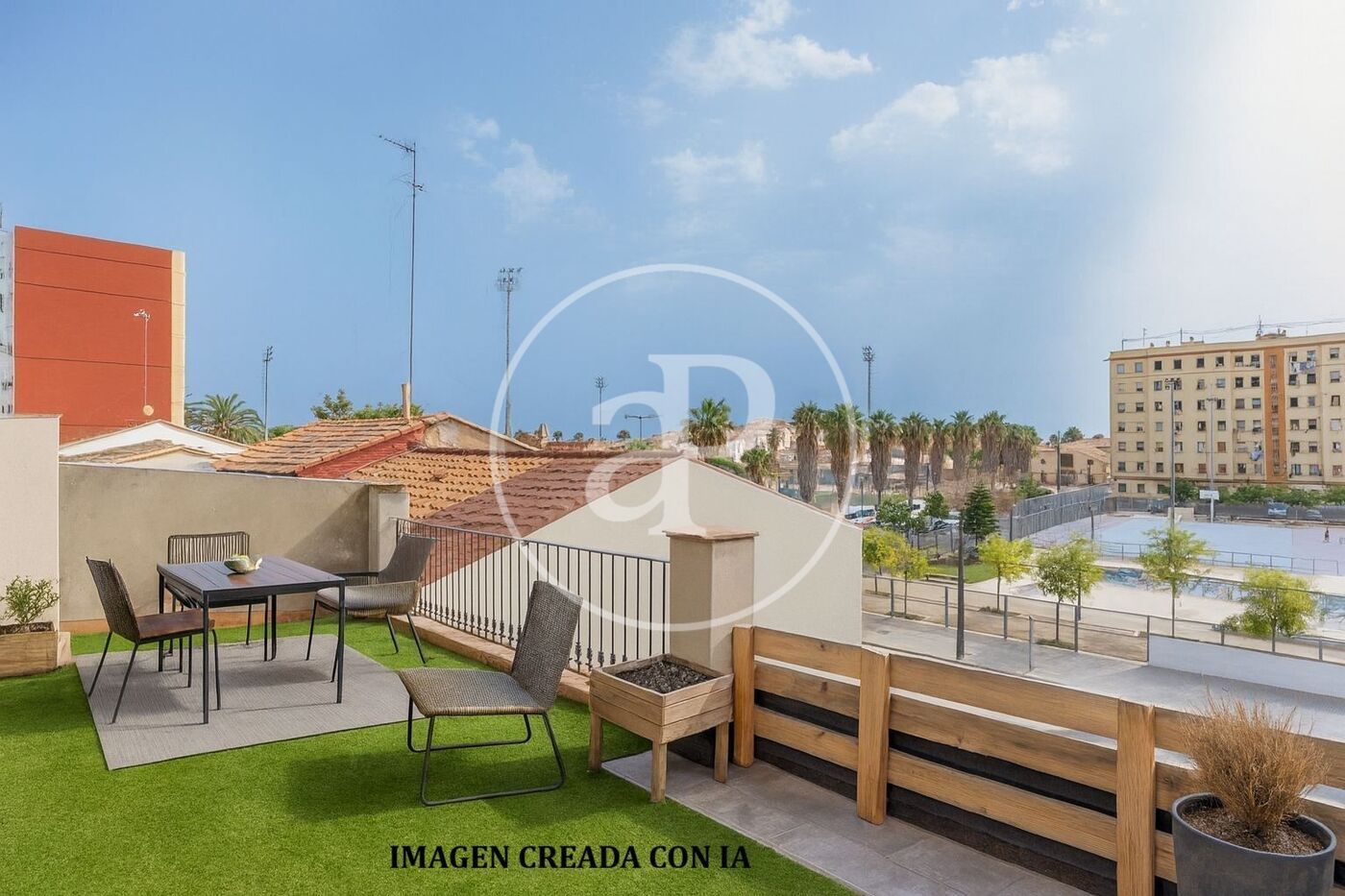 Terrassa de Àtic en venda en  Valencia Capital amb Calefacció, Terrassa i Balcó