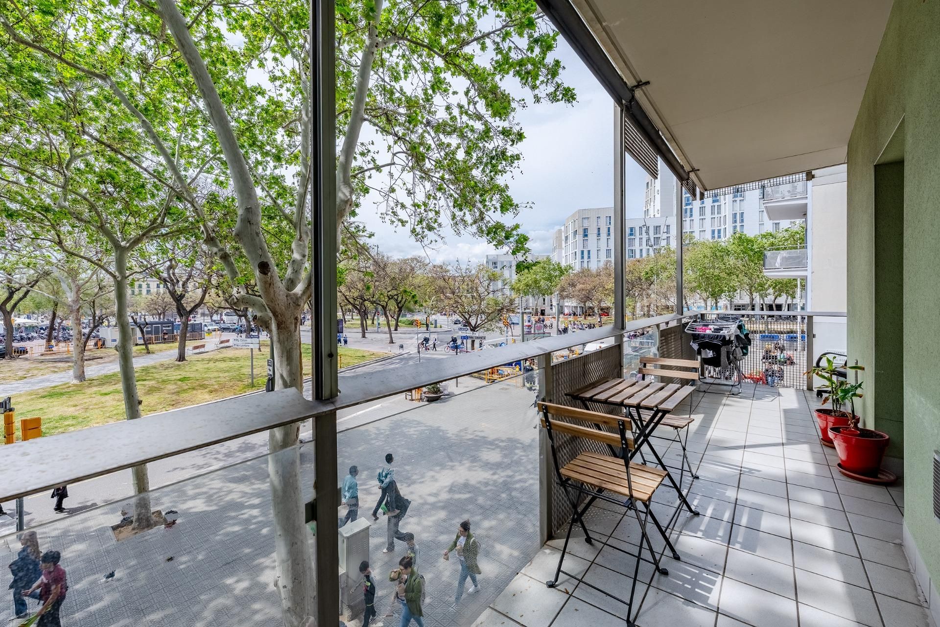 Terrassa de Apartament en venda en  Barcelona Capital amb Calefacció, Parquet i Terrassa