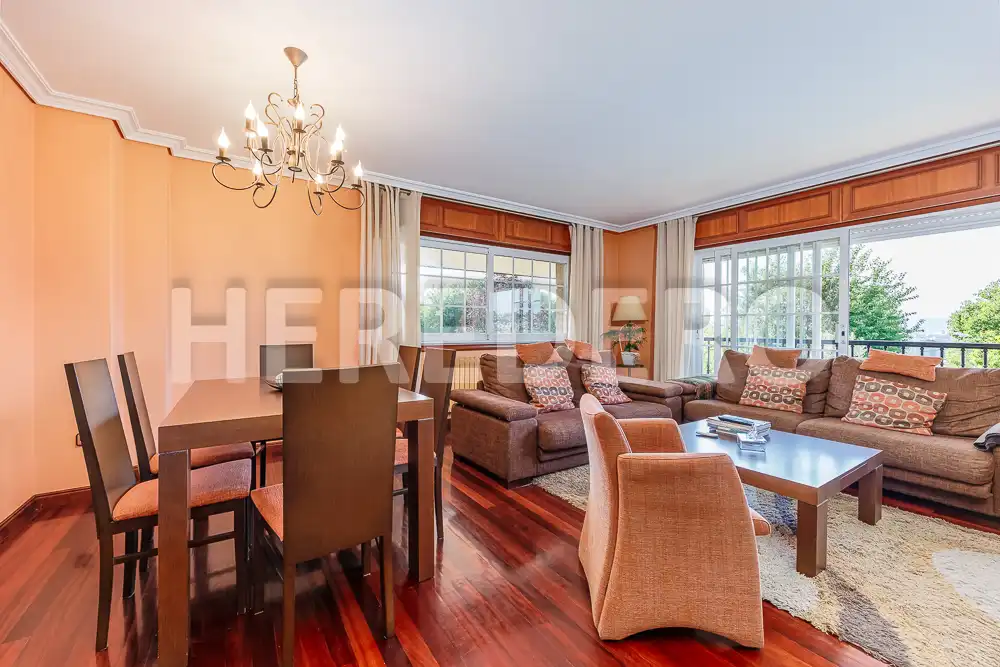 Sala de estar de Casa o chalet en venta en Vigo  con Calefacción, Jardín privado y Terraza