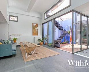 Sala d'estar de Casa o xalet en venda en  Barcelona Capital amb Terrassa