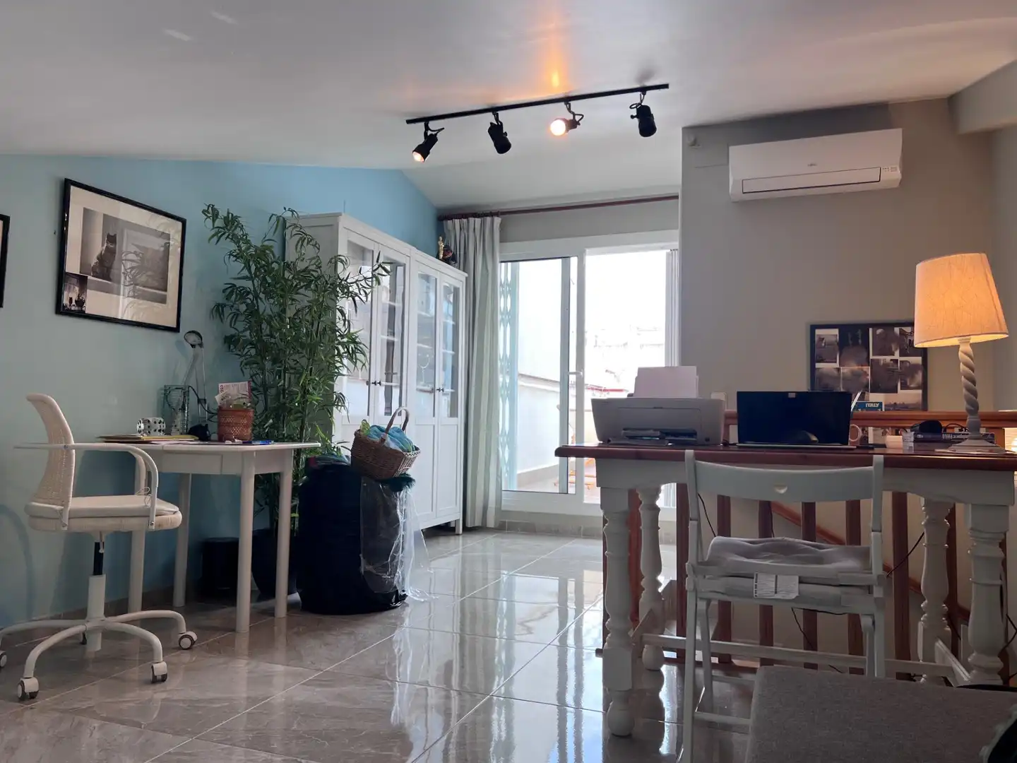 Sala de estar de Casa o chalet en venta en Badalona con Aire acondicionado, Calefacción y Terraza