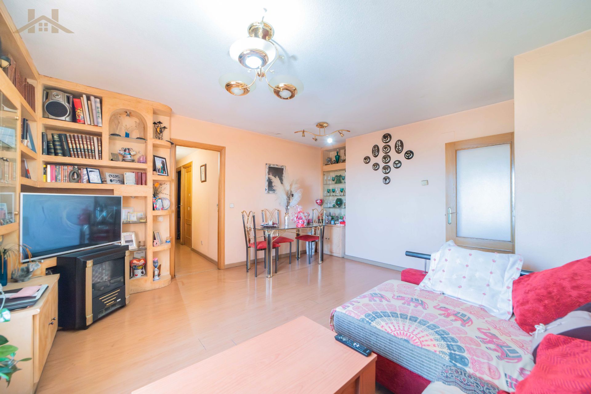 Living room of Flat for sale in Móstoles  with Heating, Terrace and Oven