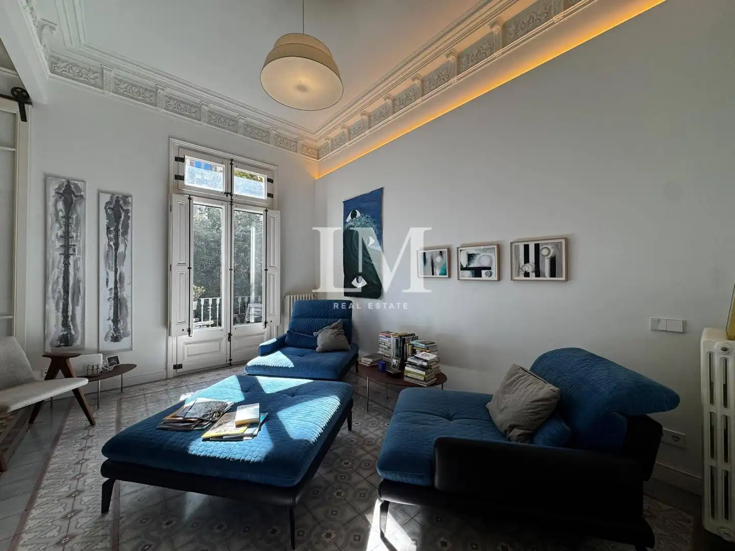 Sala d'estar de Apartament de lloguer en Eixample