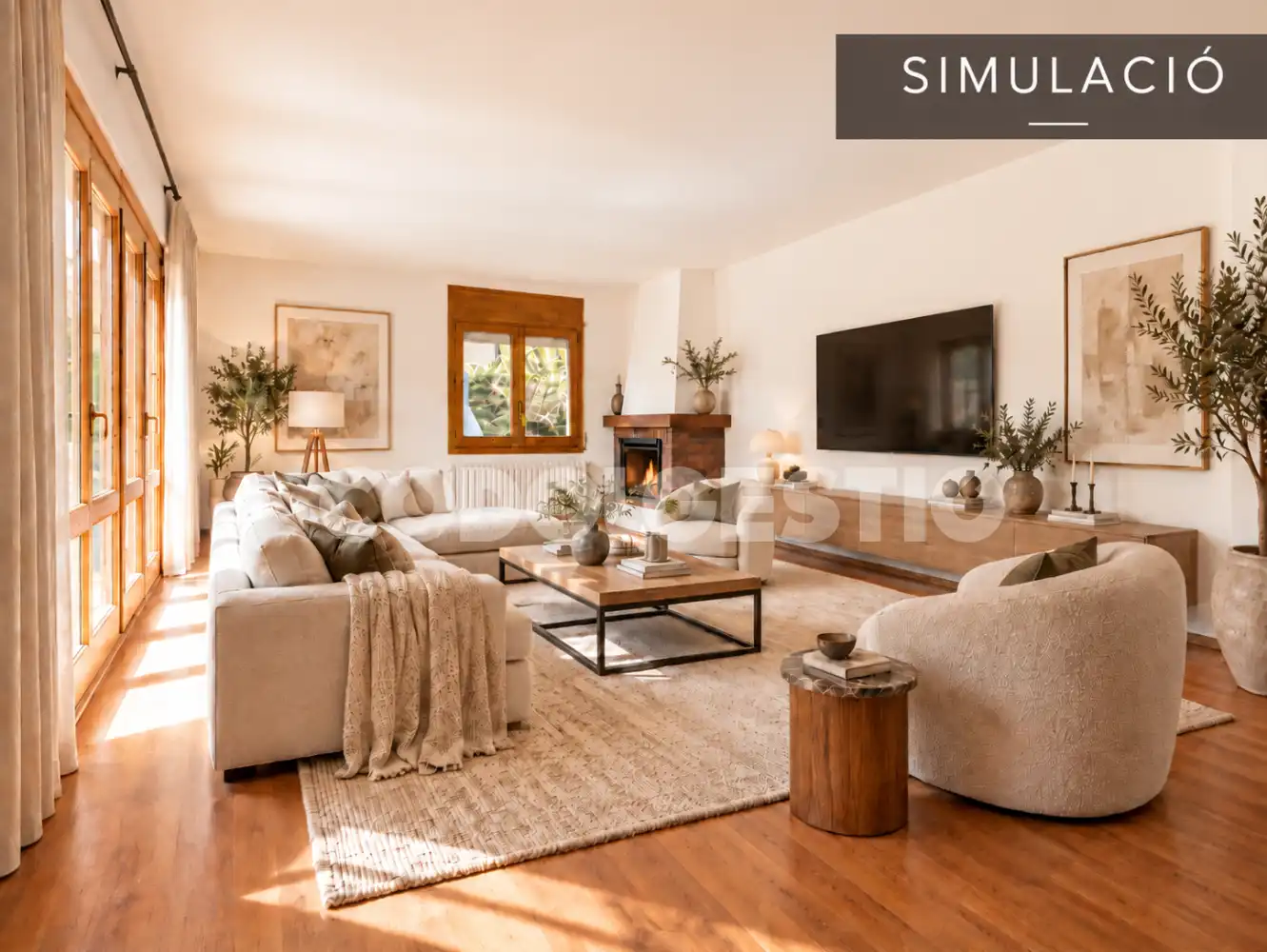 Sala de estar de Casa o chalet en venta en Tona con Terraza