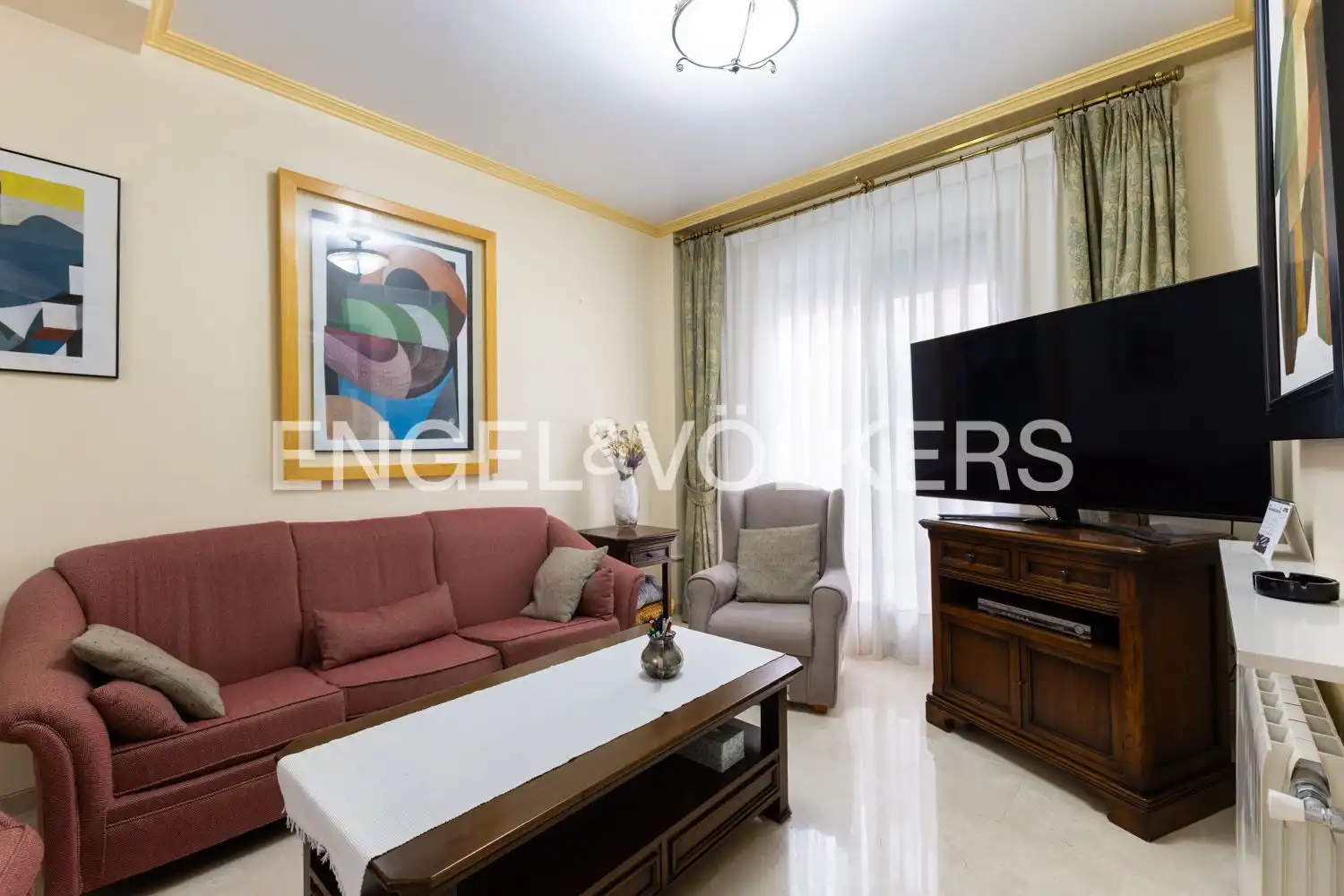 Living room of Houses for rent in Valencia  with Air Conditioner, Heating and Terrace
