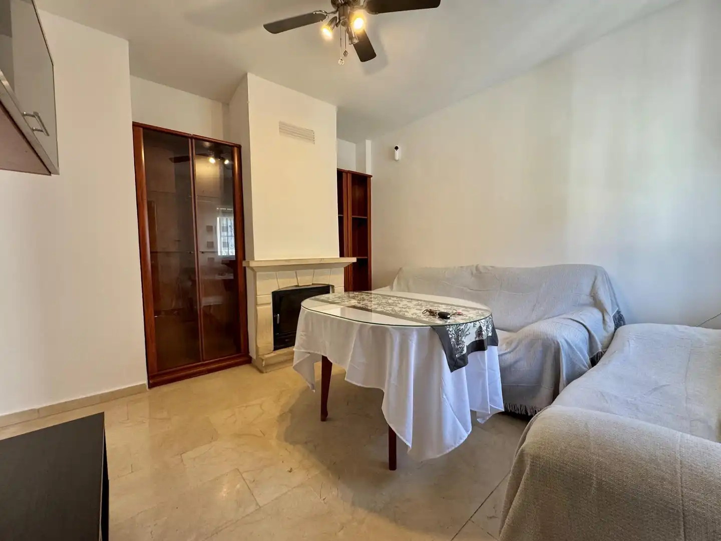 Sala d'estar de Casa adosada en venda en Pulianas amb Traster, Balcó i Piscina comunitària
