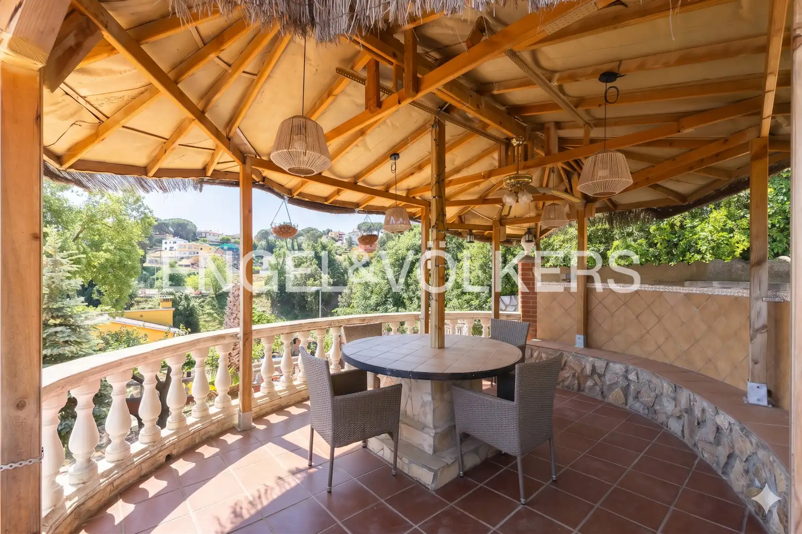 Terrassa de Casa o xalet en venda en Tordera amb Calefacció, Jardí privat i Terrassa