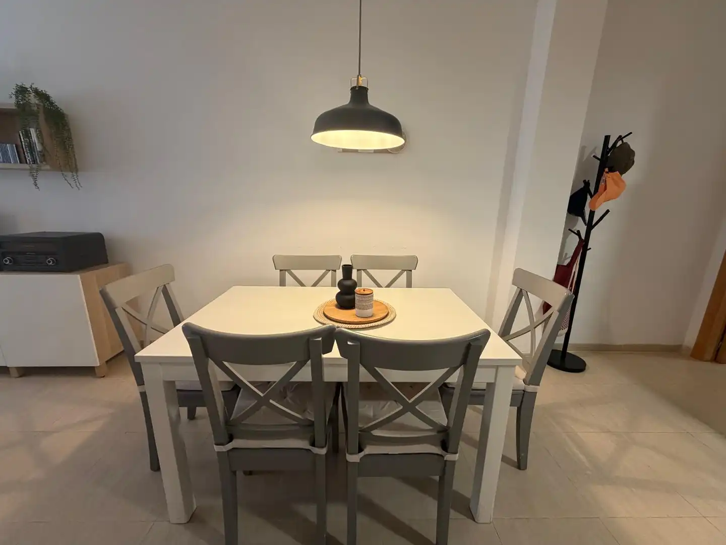 Esszimmer von Wohnung zur Miete in Moncofa mit Klimaanlage, Möbliert und Ofen