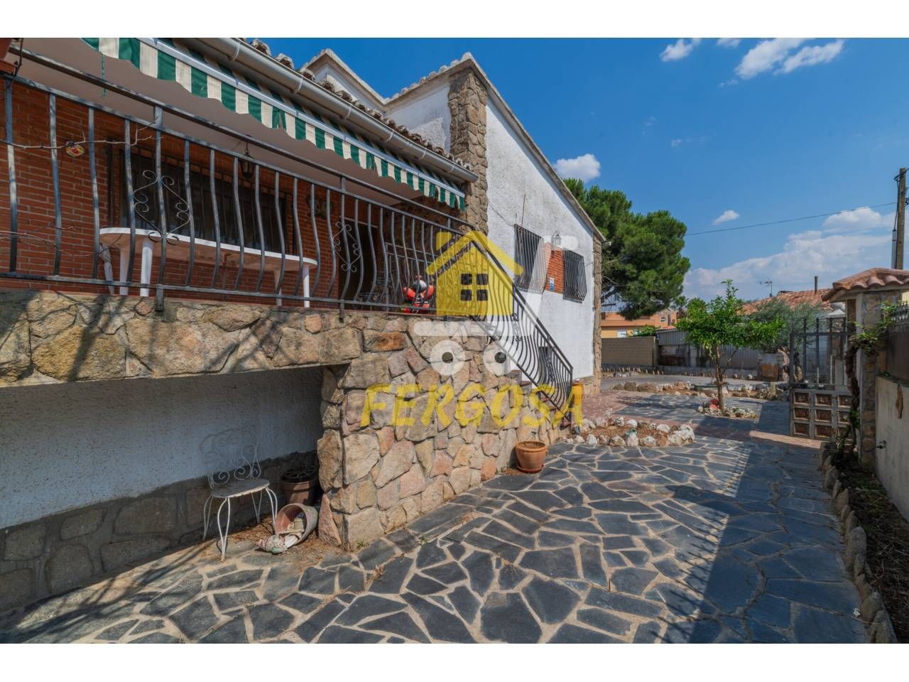 Exterior view of House or chalet for sale in El Álamo  with Heating, Private garden and Terrace