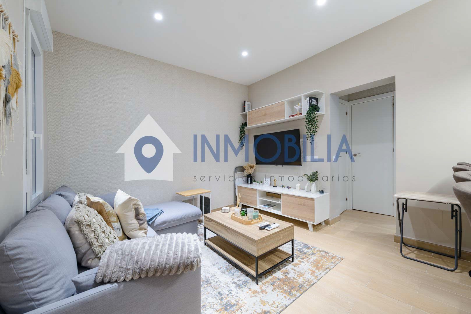 Sala d'estar de Pis en venda en  Madrid Capital amb Aire condicionat, Calefacció i Terrassa