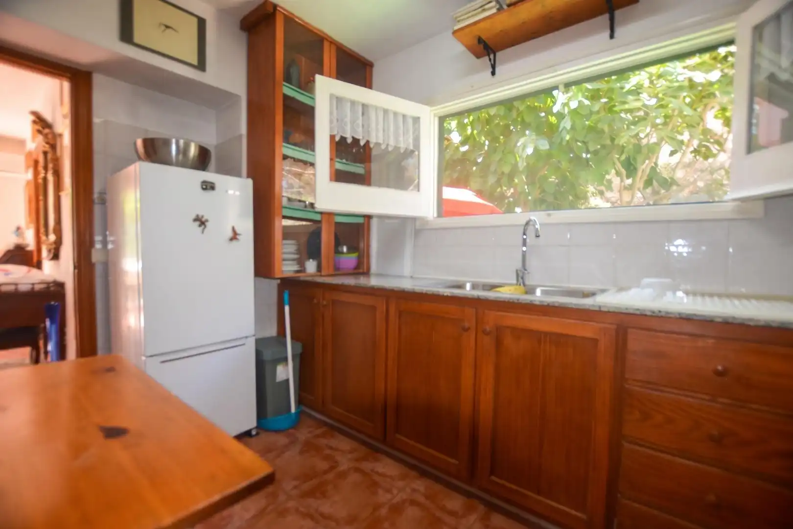 Cuina de Casa o xalet en venda en Es Mercadal amb Aire condicionat, Jardí privat i Parquet