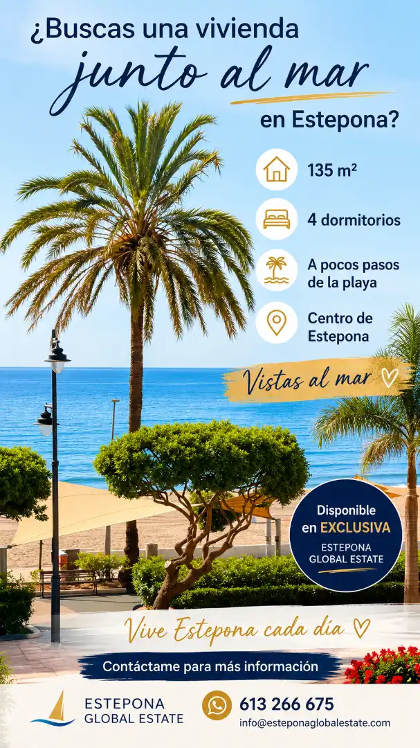 Vista exterior de Pis en venda en Estepona amb Aire condicionat, Calefacció i Terrassa