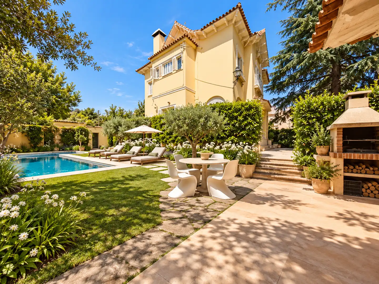 Jardí de Casa o xalet en venda en Cardedeu amb Calefacció, Jardí privat i Moblat