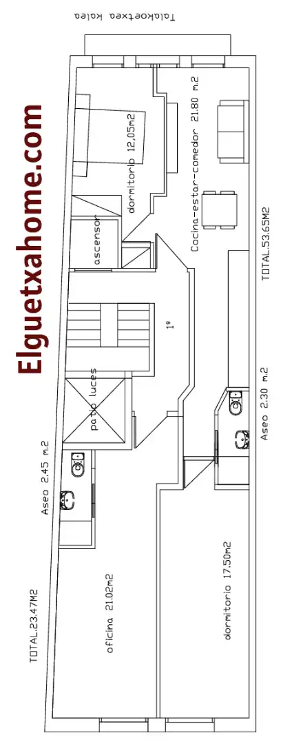 Piso con terraza en venta en Talakoetxea Kalea 17, imagen 20