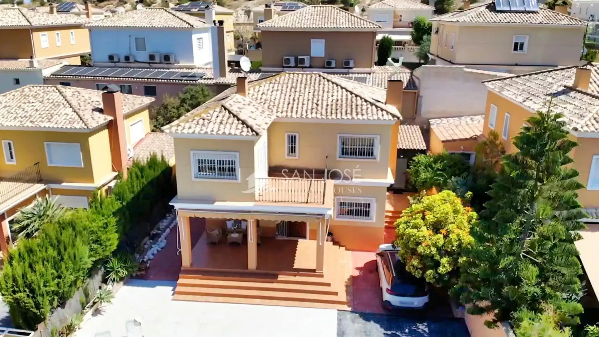 Exterior view of Houses for sale in Aspe  with Air Conditioner, Heating and Private garden