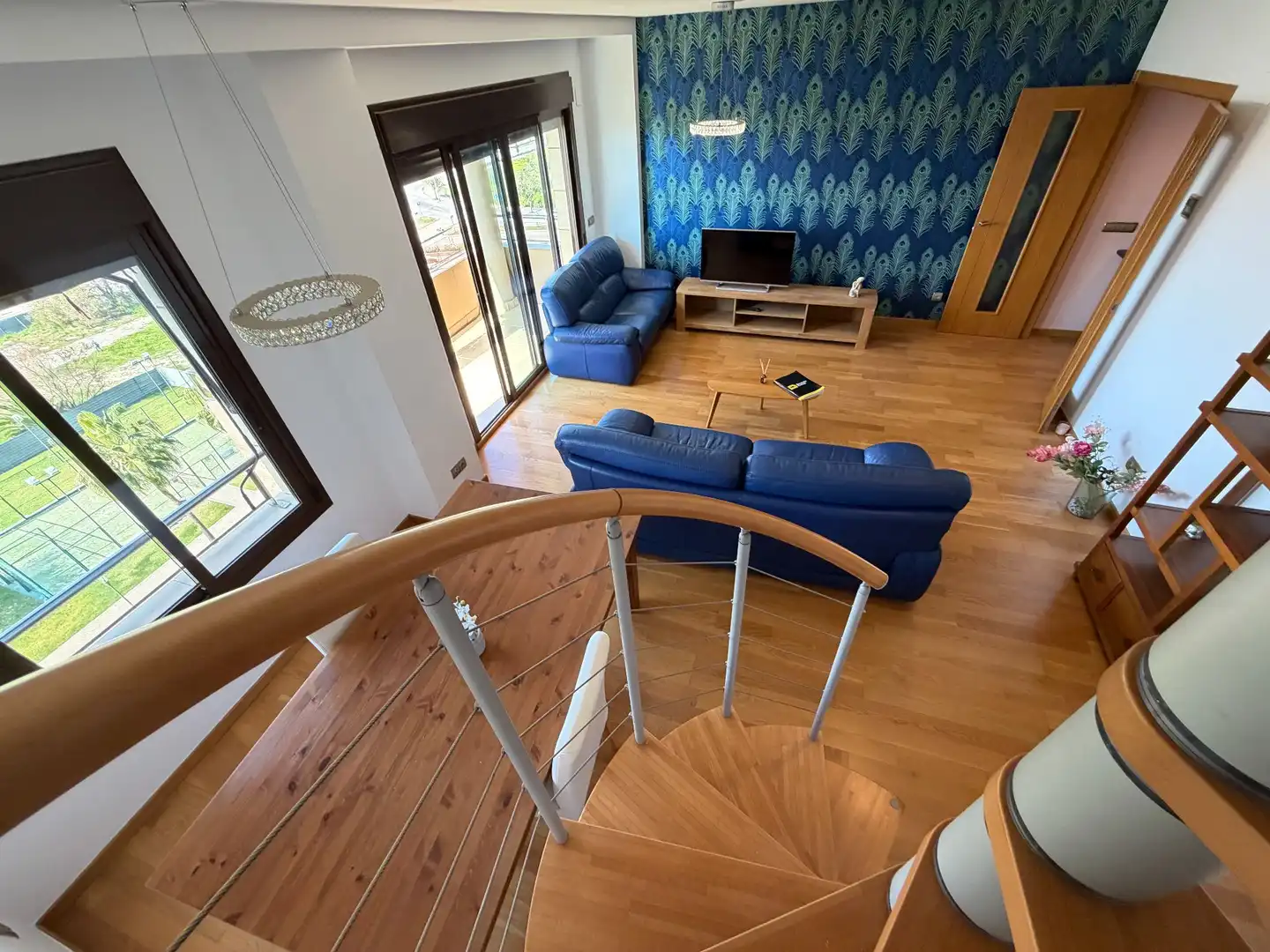 Wohnzimmer von Wohnung zum Verkauf in Málaga mit Klimaanlage, Heizung und Terrasse