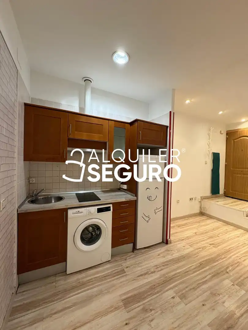 Cuina de Estudi de lloguer en Madrid amb Calefacció