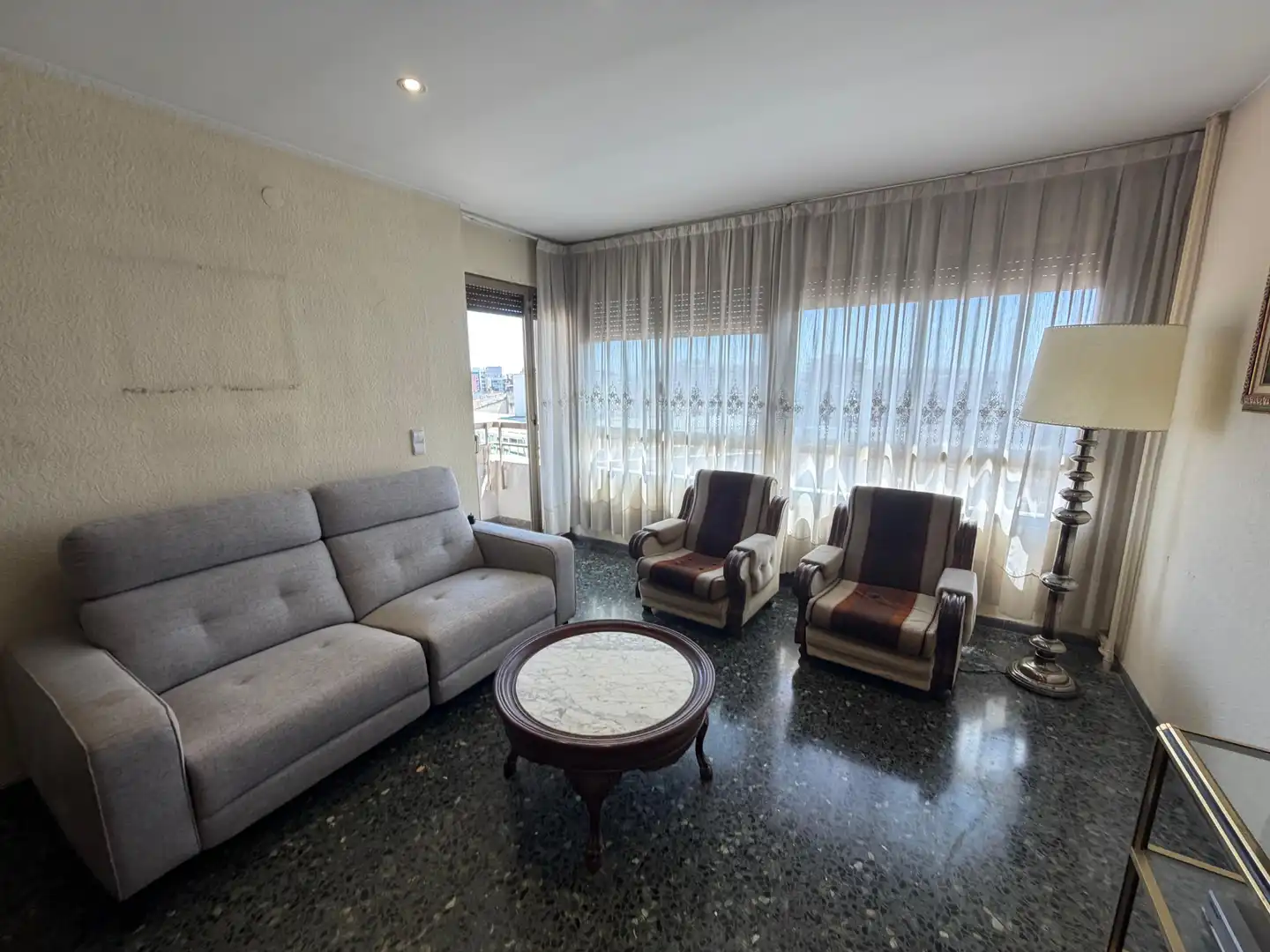 Living room of Flat for sale in Lleida  with Air Conditioner, Heating and Storage room