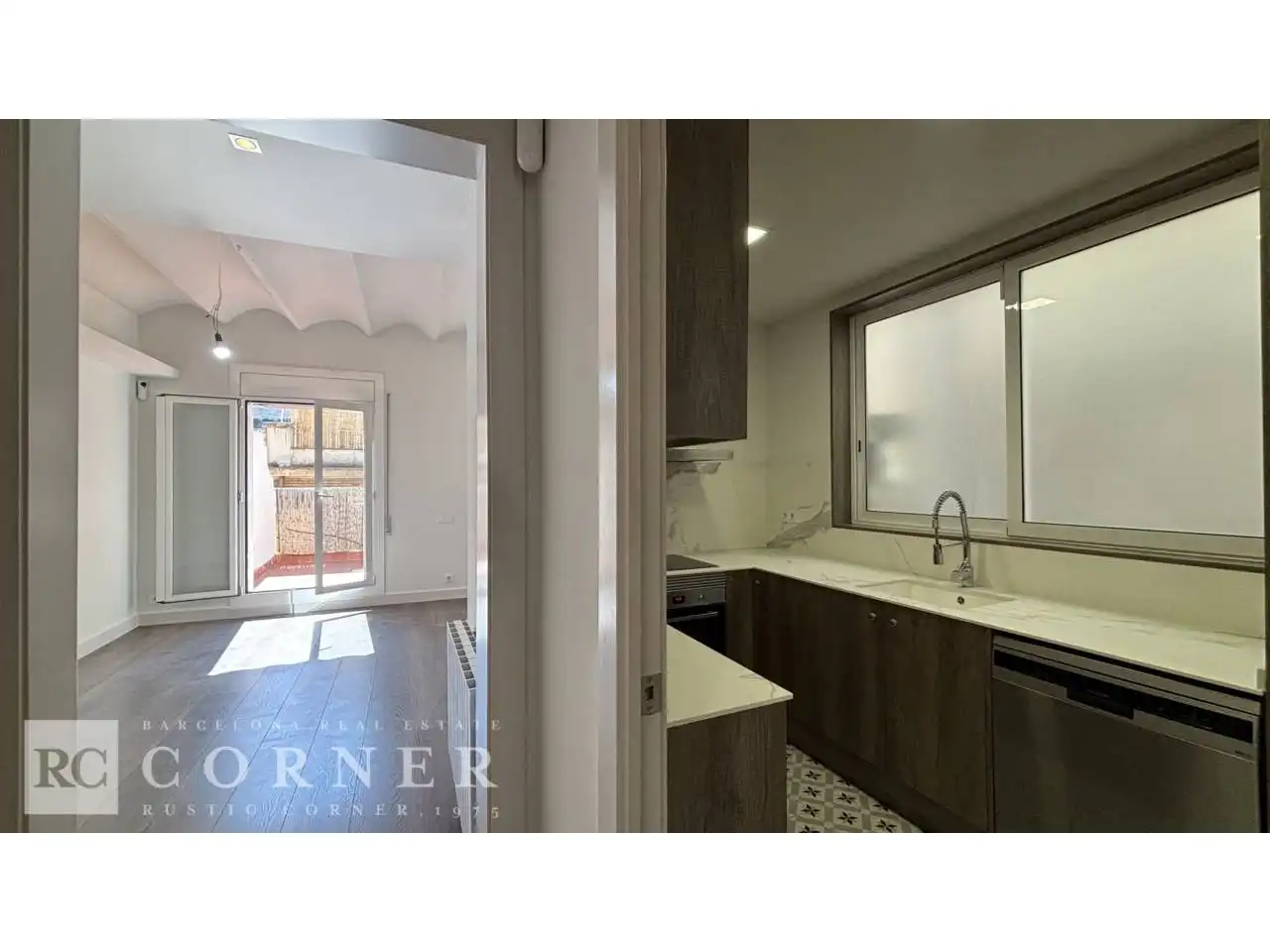 Exterior view of Attic for sale in Barcelona  with Air Conditioner, Heating and Parquet flooring