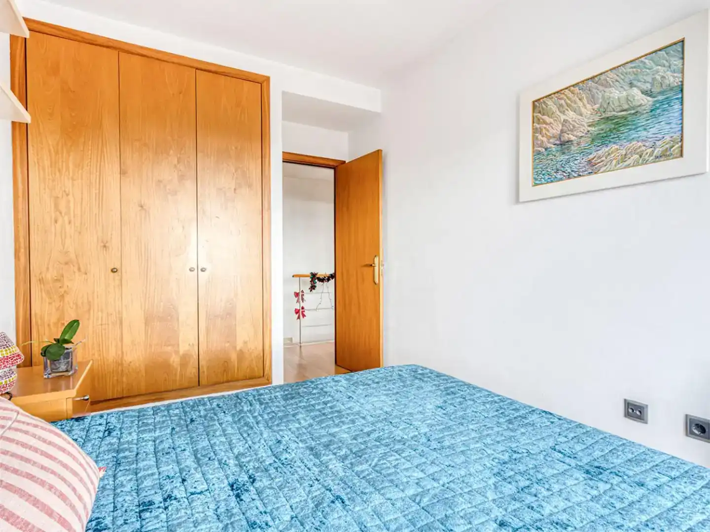 Bedroom of Flat for sale in Lloret de Mar  with Air Conditioner, Swimming Pool and Balcony