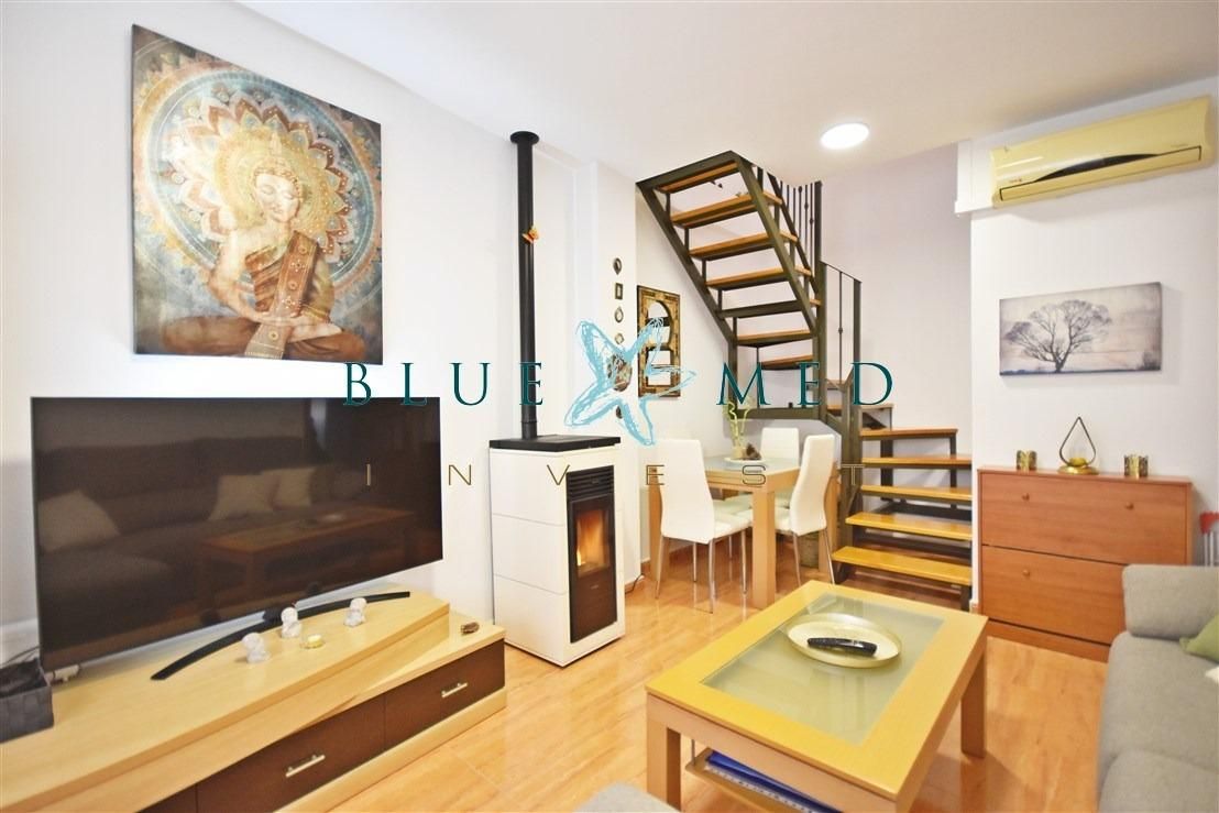 Living room of Attic for sale in Mazarrón  with Air Conditioner, Terrace and Furnished