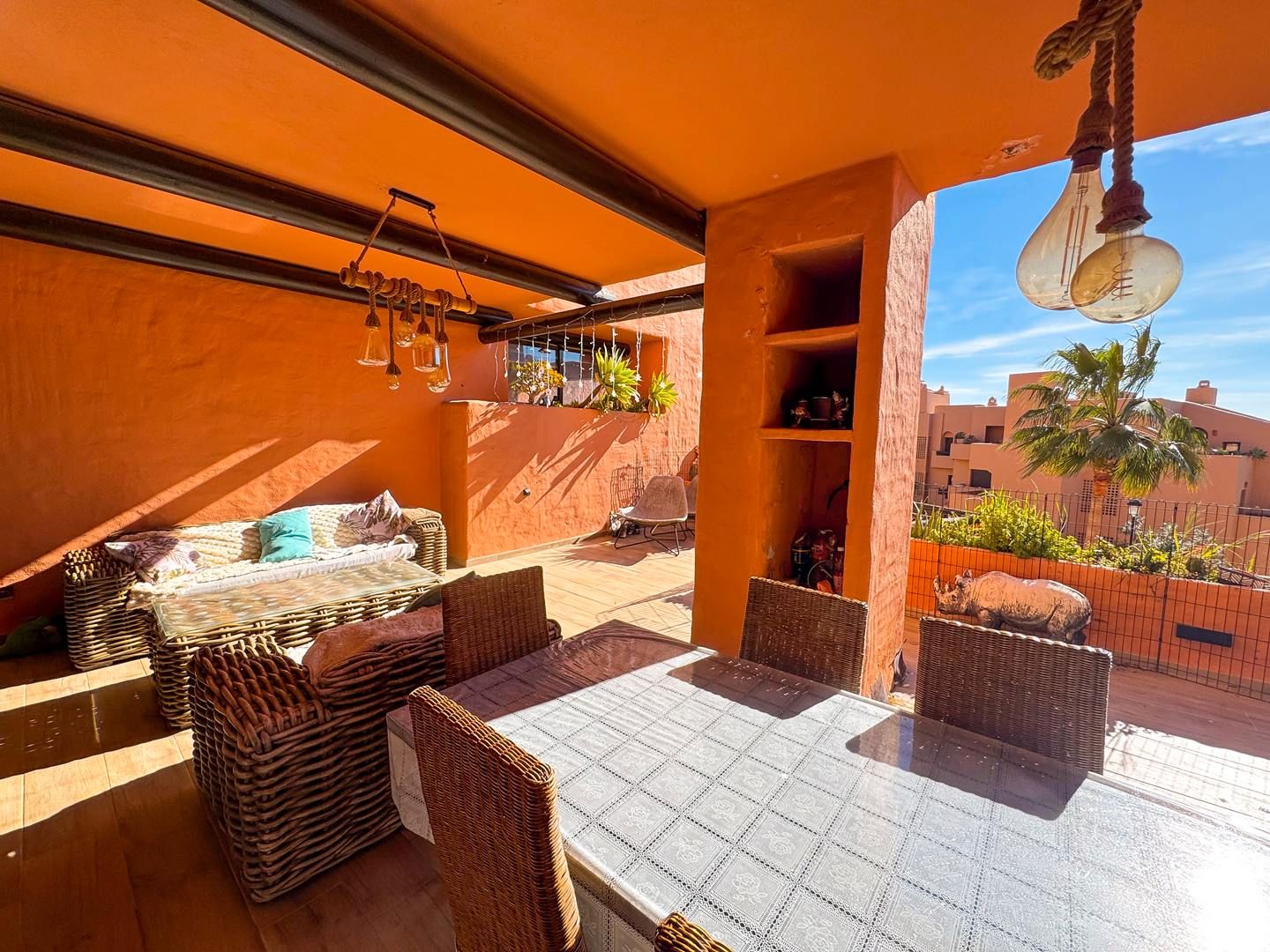 Terrassa de Apartament en venda en Manilva amb Aire condicionat, Calefacció i Terrassa